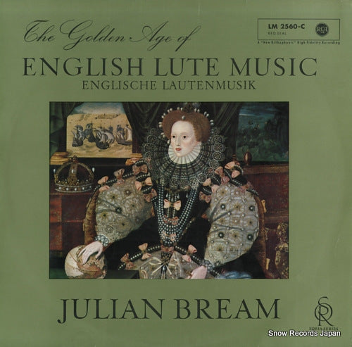BREAM, JULIAN the golden age of english lute music LM2560-C