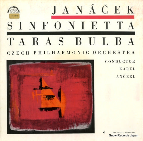 ANCERL, KAREL janacek; sinfonietta/taras bulba SUAST50380