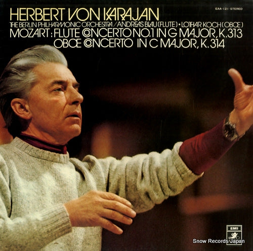 KARAJAN, HERBERT VON mozart; flute concerto no.1 & oboe concerto EAA-121
