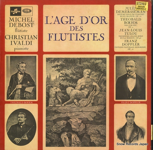 DEBOST, MICHEL l'age d'or des flutistes CCA1084