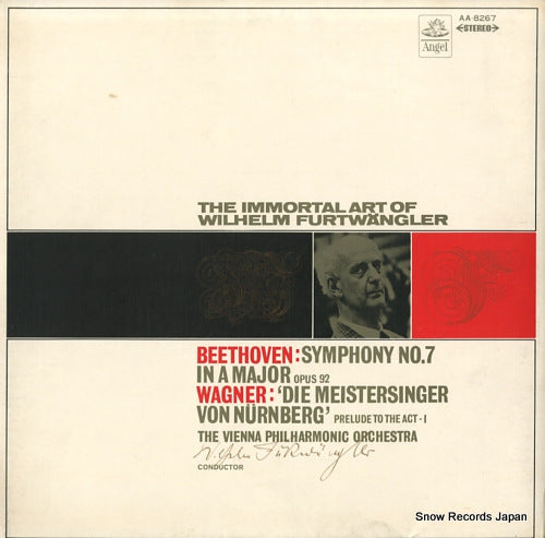 FURTWANGLER, WILHELM beethoven; symphony no.7 in a major op.92 AA.8267