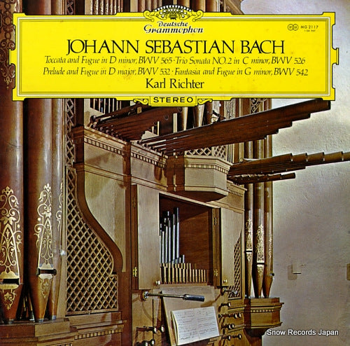 RICHTER, KARL bach organ recital vol.1 MG-2117