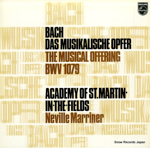 MARRINER, NEVILLE bach; the musical offering bwv1097 25PC-4
