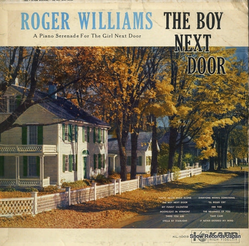 WILLIAMS, ROGER the boy next door KL-1003