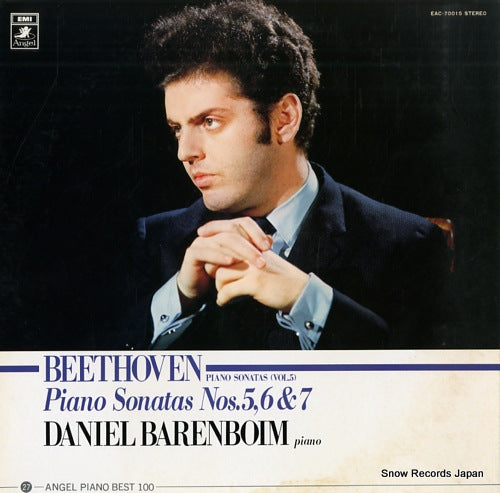 BARENBOIM, DANIEL beethoven; piano sonatas nos. 5,6 & 7 EAC-70015