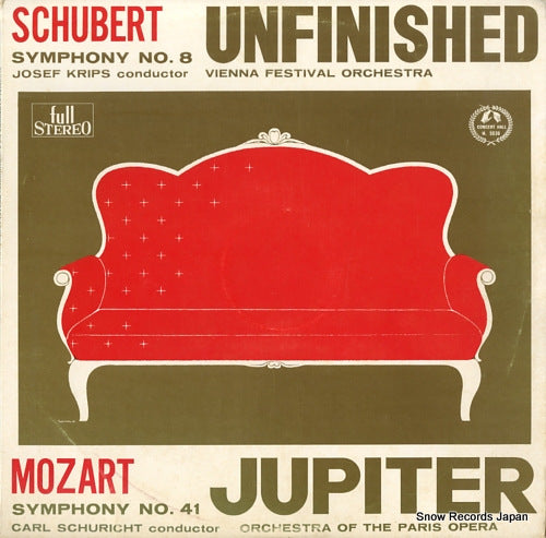 KRIPS, JOSEF schubert; symphony no.8 "unfinished" SM-5036