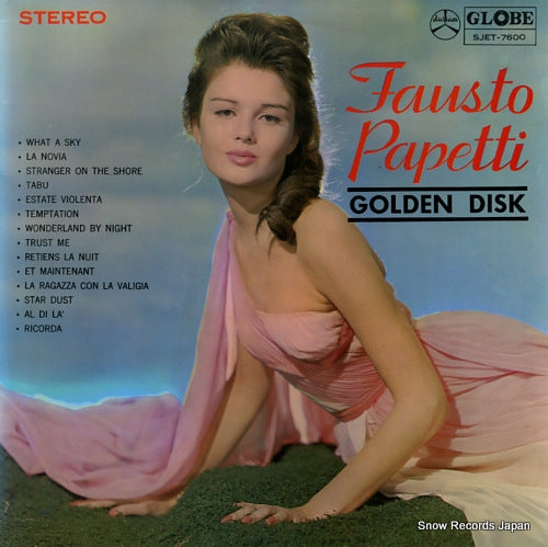 PAPETTI, FAUSTO golden disk SJET-7600