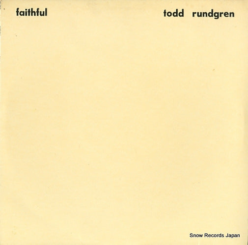 RUNDGREN, TODD faithful BR6963