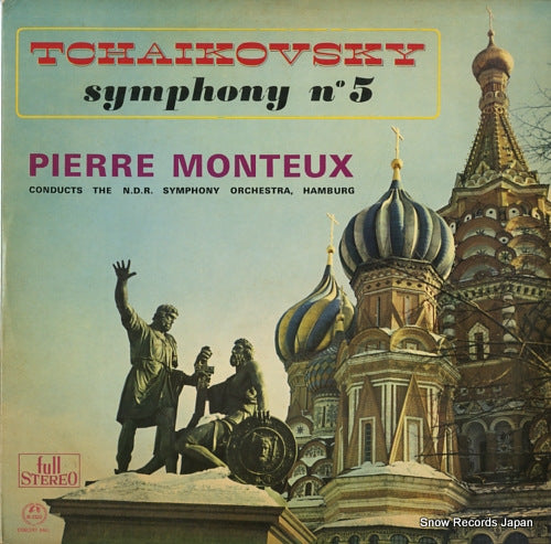 MONTEUX, PIERRE tchaikovsky; symphony no.5 in e minorf op.64 SM-2333