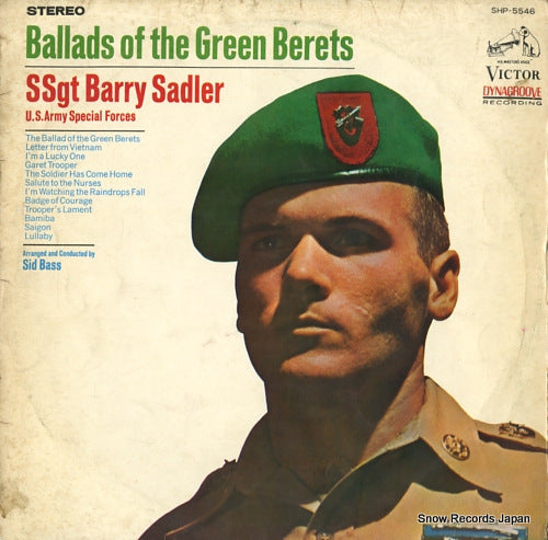 SSGT. BARRY SADLER ballads of the green berets SHP-5546