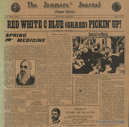 RED, WHITE AND BLUE (GRASS) pickin' up GA-10003