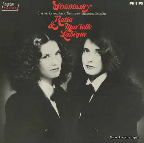 LABEQUE, KATIA AND MARIELLE stravinsky; concerto for 2 pianos 28PC-59