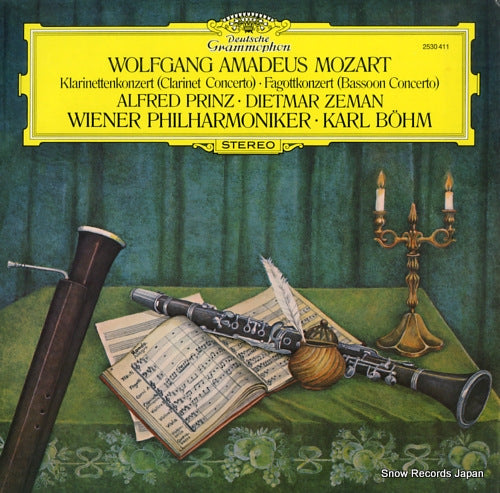 BOHM, KARL mozart; konzert fur klarienette und orchester a-dur kv 622 2530411