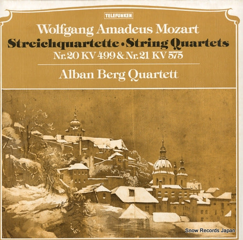 ALBAN BERG QUARTETT, WIEN mozart; quartette kv 499 & 575 6.41999AW