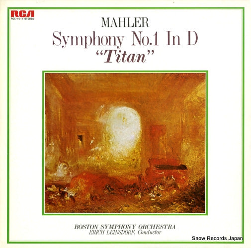 LEINSDORF, ERICH mahler; symphony no.1 in d titan RGC-1011