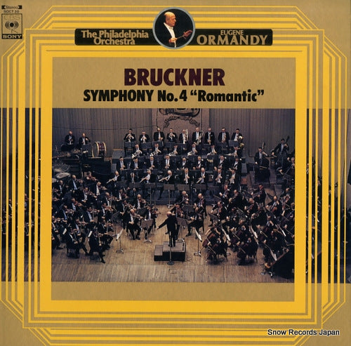 ORMANDY, EUGENE bruckner; symphony no.4 "romantic" SOCT20