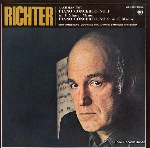RICHTER, SVIATOSLAV rachmaninov; piano concerto no.1 & 2 MK-1002