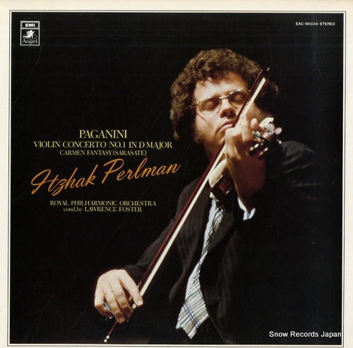 PERLMAN, ITZHAK paganini; violin concerto no.1 in d major EAC-85034