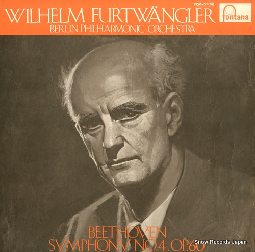 FURTWANGLER, WILHELM beethoven; symphony no.4 in b flat major, op.60 FCM-51M