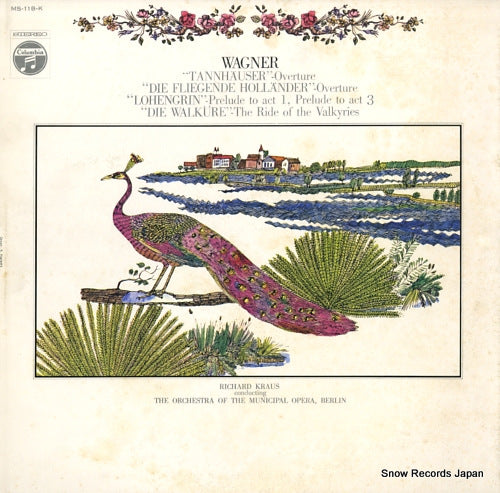KRAUS, RICHARD wagner; tanhauser and other overtures MS-118-K