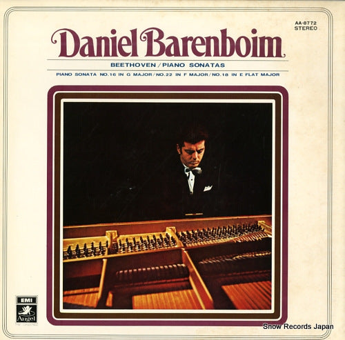 BARENBOIM, DANIEL beethoven; piano sonatas (no.16, no.22 & no.18) AA-8772