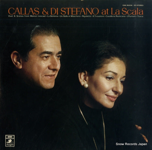 CALLAS, MARIA, AND GUISEPPE DI STEFANO callas & di stefano at la scala EAA-85034-35