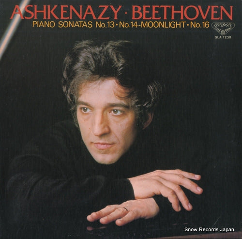 ASHKENAZY, VLADIMIR beethoven; piano sonatas no.13 no.14 -moonlight no.16 SLA1230