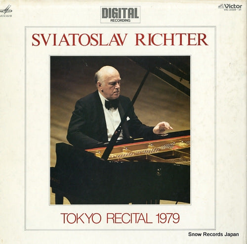 RICHTER, SVIATOSLAV tokyo recital 1979 VIC-2328-31