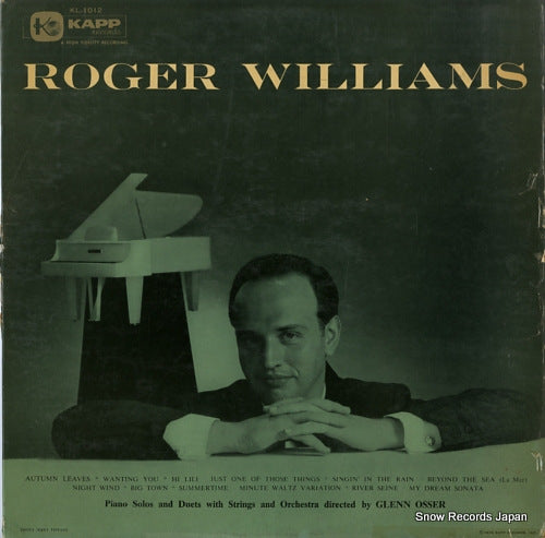 WILLIAMS, ROGER roger williams KL-1012