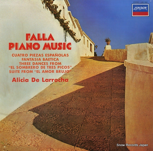 LARROCHA, ALICIA DE falla piano music L16C-1640