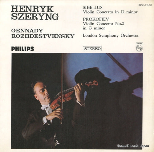 SZERYNG, HENRYK sibelius / prokofiev; violin cocertos SFX-7562