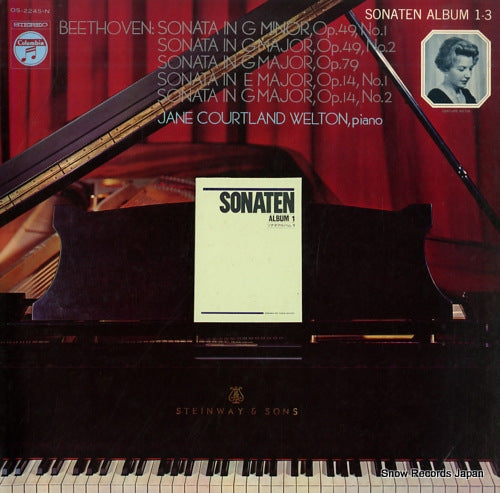 WELTON, JANE COURTLAND beethoven; sonaten album 1-3 OS-2245-N