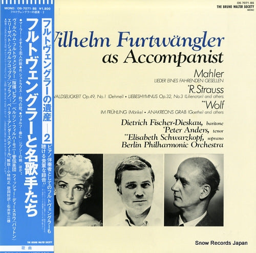 FURTWANGLER, WILHELM as accompanist OS-7071-BS