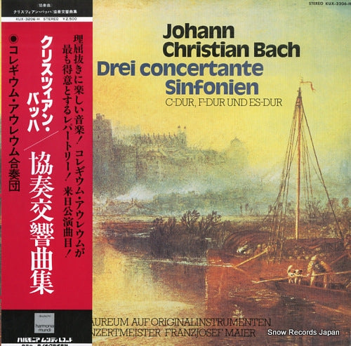 COLLEGIUM AUREUM bach; drei concertante sinfonien KUX-3206-H