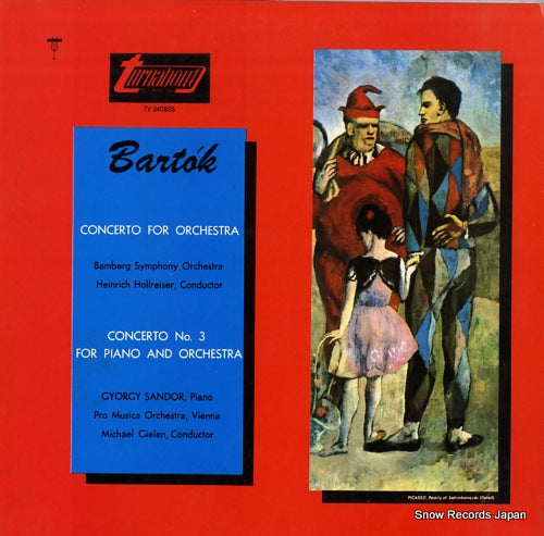 HOLLREISER, HEINRICH bartok; concerto for orchestra TV34082S