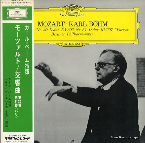 BOHM, KARL mozart; symphonien nr.30 & nr.31 "pariser" MG2305