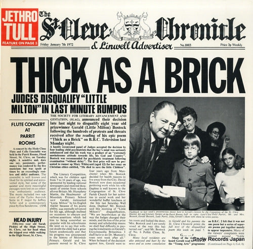 JETHRO TULL thick as a brick FV41003 / CHR1003