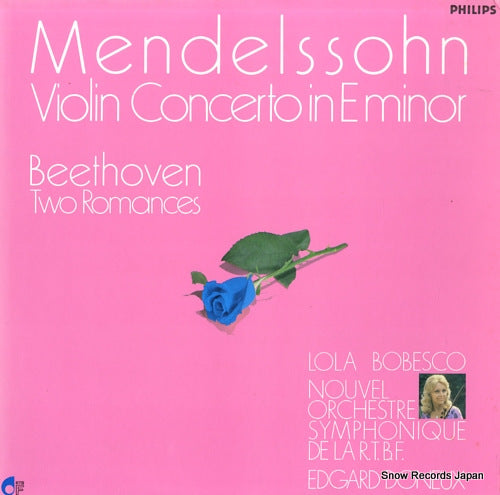 BOBESCO, LOLA mendelssohn; viloin concerto in e minor 27PC-91