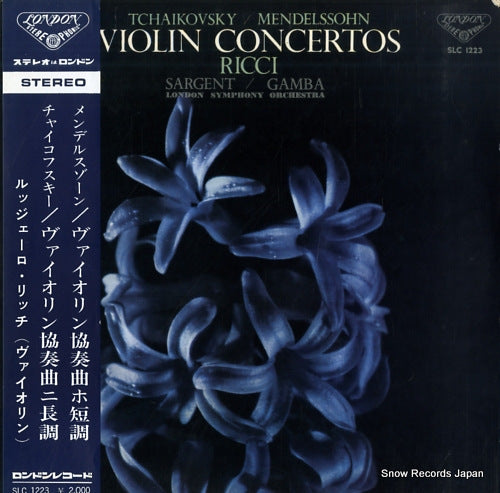 RICCI, RUGGIERO mendelssohn; violin concerto in e minor op.64 SLC1223
