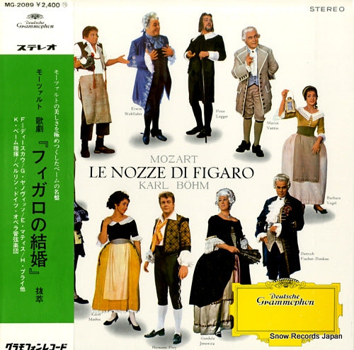 BOHM, KARL mozart; le nozze di figaro MG-2089