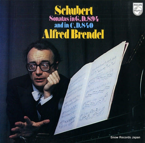 BRENDEL, ALFRED schubert; sonatas in g, d.894 and in c, d.840 18PC-88