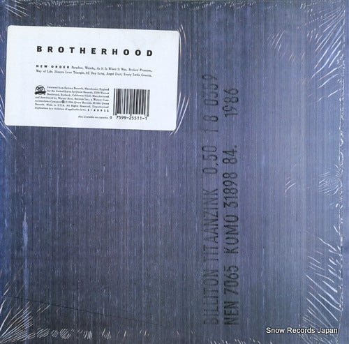 NEW ORDER brotherhood 925511-1