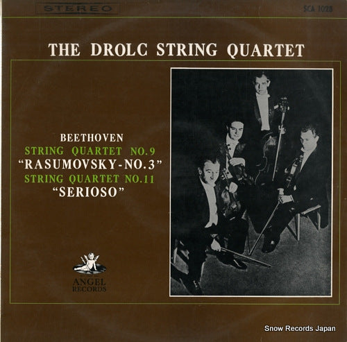 DROLC STRING QUARTET, THE beethoven; string quartet no.9 "rasumovsky-no.3" SCA1028