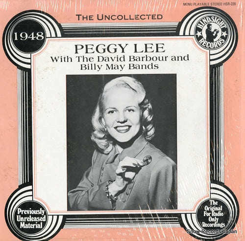 LEE, PEGGY peggy lee with the david barbour and billy may bands 1948 HSR-220