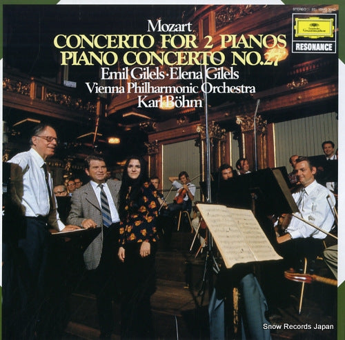 GILELS, EMIL AND ELENA mozart; concerto for 2 pianos 15MG3042