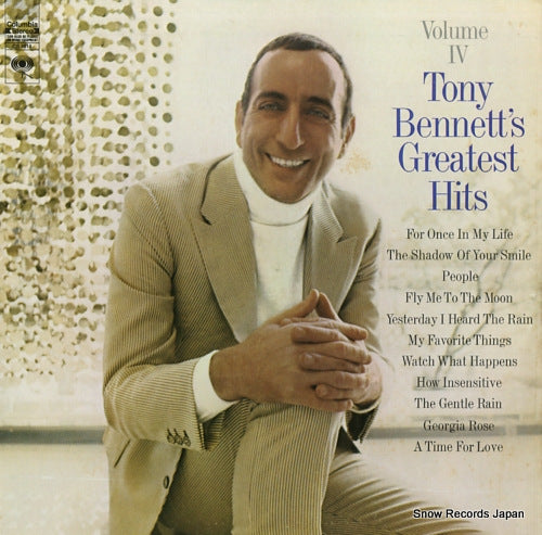 BENNETT, TONY tony bennett's greatest hits volume iv CS9814