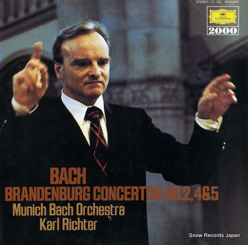 RICHTER, KARL bach; brandenburg concertos no.2, 4 & 5 MGA9912
