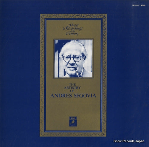 SEGOVIA, ANDRES the artistry of andres segovia GR-2087