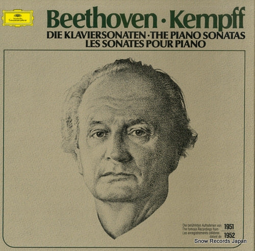 KEMPFF, WILHELM beethoven; the piano sonatas 2740228