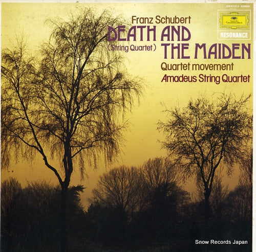 AMADEUS QUARTET schubert; string quartet in d minor, d.810 "death and the maiden" MGX7014